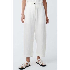 NWT Studio Nicholson Chalco Wide Leg Crop Pant Parchment-sz 3 (US 10)
